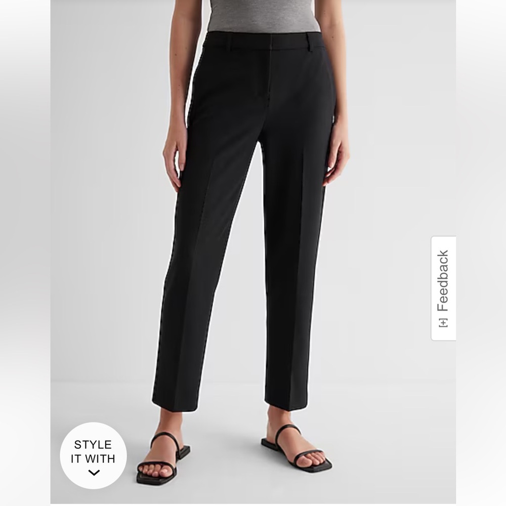 Editor Mid Rise Straight Ankle Pant